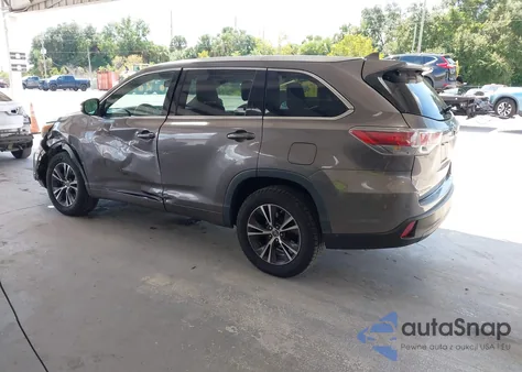 2016 Toyota Highlander Xle V6 from USA, damaged, VIN 5TDKKRFH4GS159230